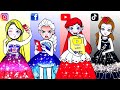 Paper Dolls Dress Up - Social Network Dresses Handmade Papercraft - WOA Doll Channel
