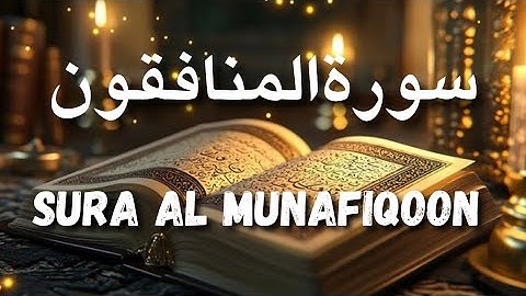 Surah Al Munafiqoon {سورة المنافقون} By Muhammad Maqbool #quran