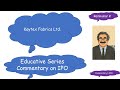 All about summarization of RHP of an IPO -Kaytex Fabrics Ltd.