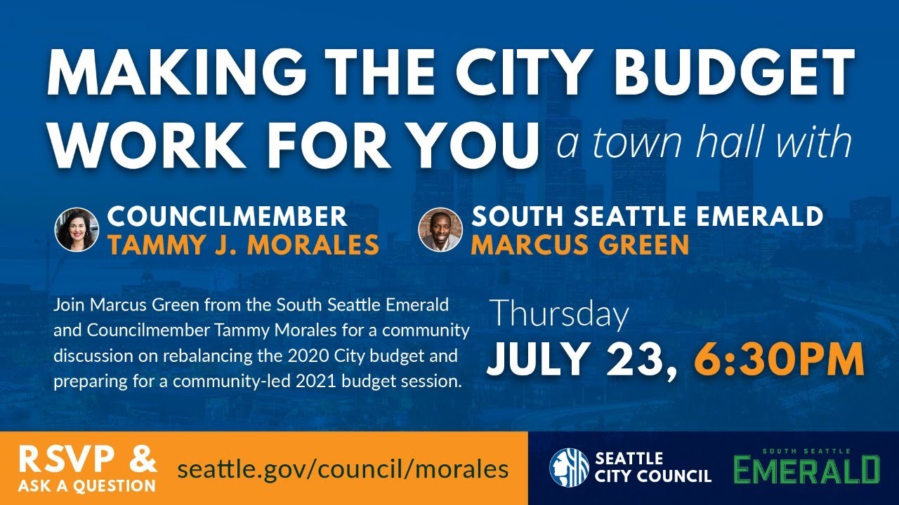 Budget Town Hall with Councilmember Tammy J. Morales