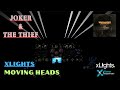 xLights Joker and The Thief Moving Heads