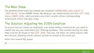 Celebrity Resolving the Issue of Empty Results with Date Filters in SQL Queries Profile