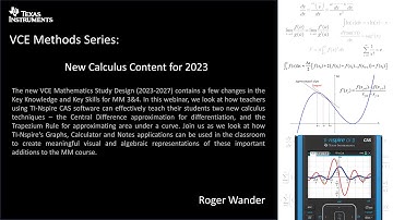 Calculus with TI-Nspire | VCE Mathematical Methods 2023 Series