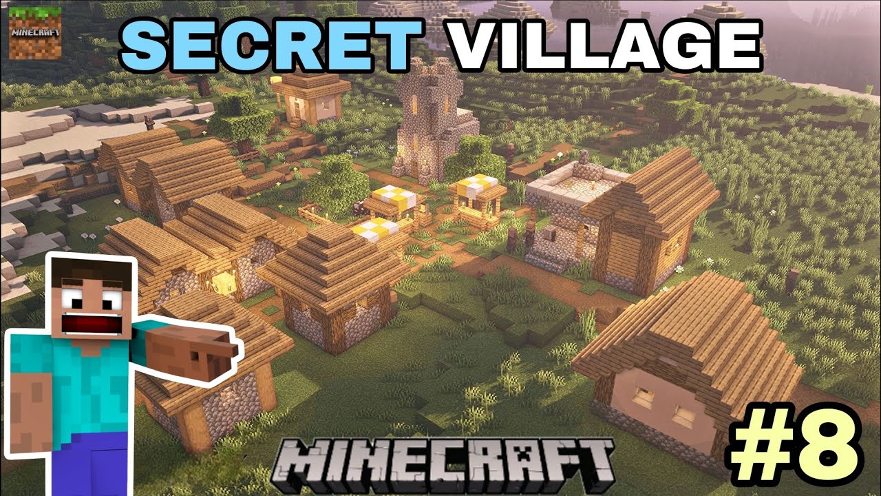 🤩 I FOUND A VILLAGE IN MY WORLD || MINECRAFT GAMEPLAY #8 - YouTube