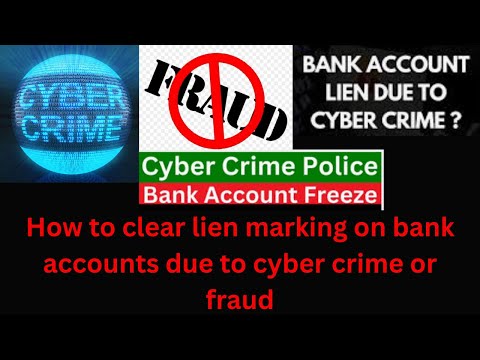 In Telugu How To Clear Lien Marking On Bank Accounts Due To Cyber Crime Or Fraud In Telugu 