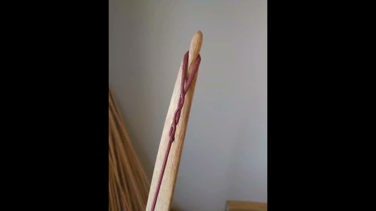 Paracord bow string. 