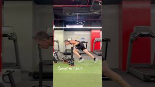 Sprint sled push #sledpush #sprint #legexercise #explosivetraining