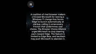 Browser Alliance criticizes Microsoft for new questionable tactic promoting Edge