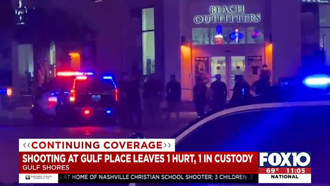 Shooting at Gulf Place leaves 1 hurt, 1 in custody - YouTube