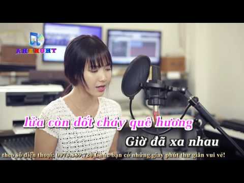 KARAOKE -  VÙNG LÁ ME BAY - JANG MI -FULL BEAT