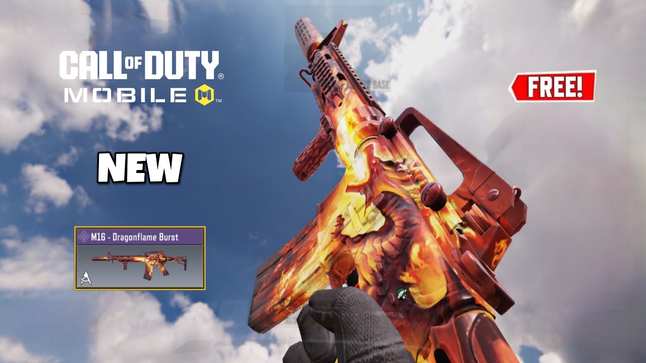 *NEW* FREE M16 - Dragonflame Burst Gameplay in COD Mobile! - Power in Numbers | Milton37LiveCODM