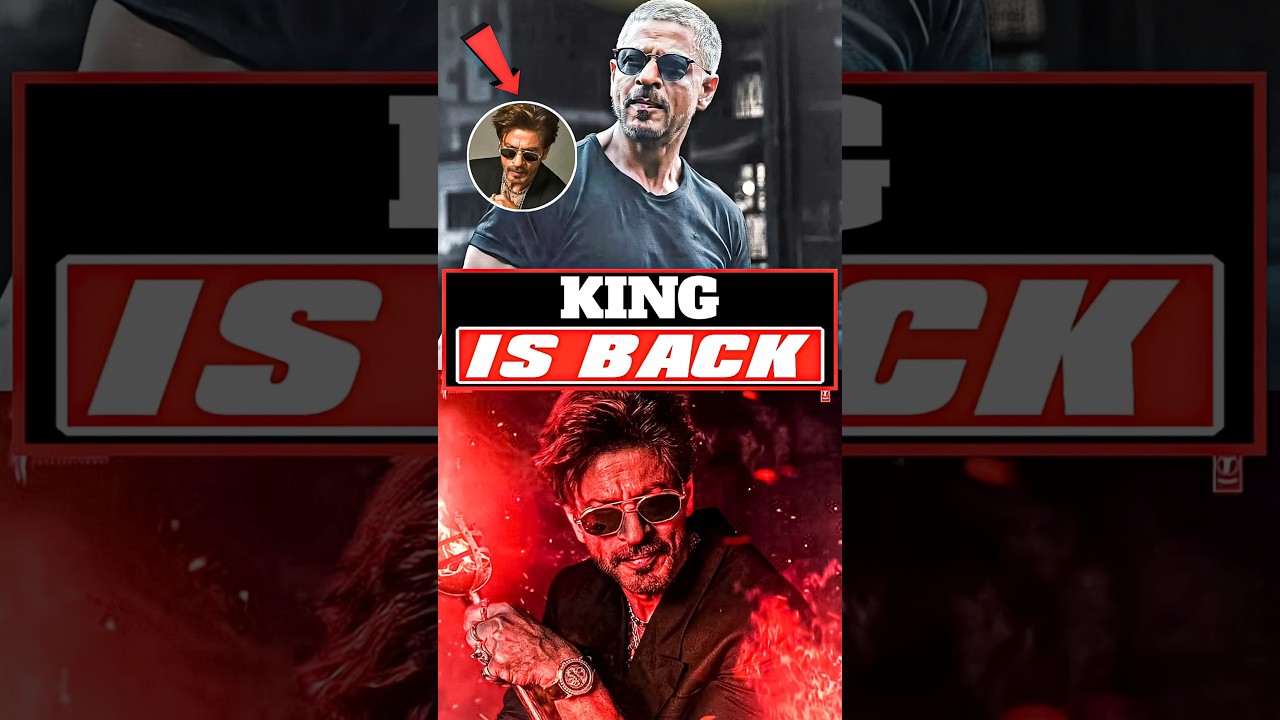 Shah Rukh Khan KING First Look  Silver Hair Mass Look Breaking Records 👑  