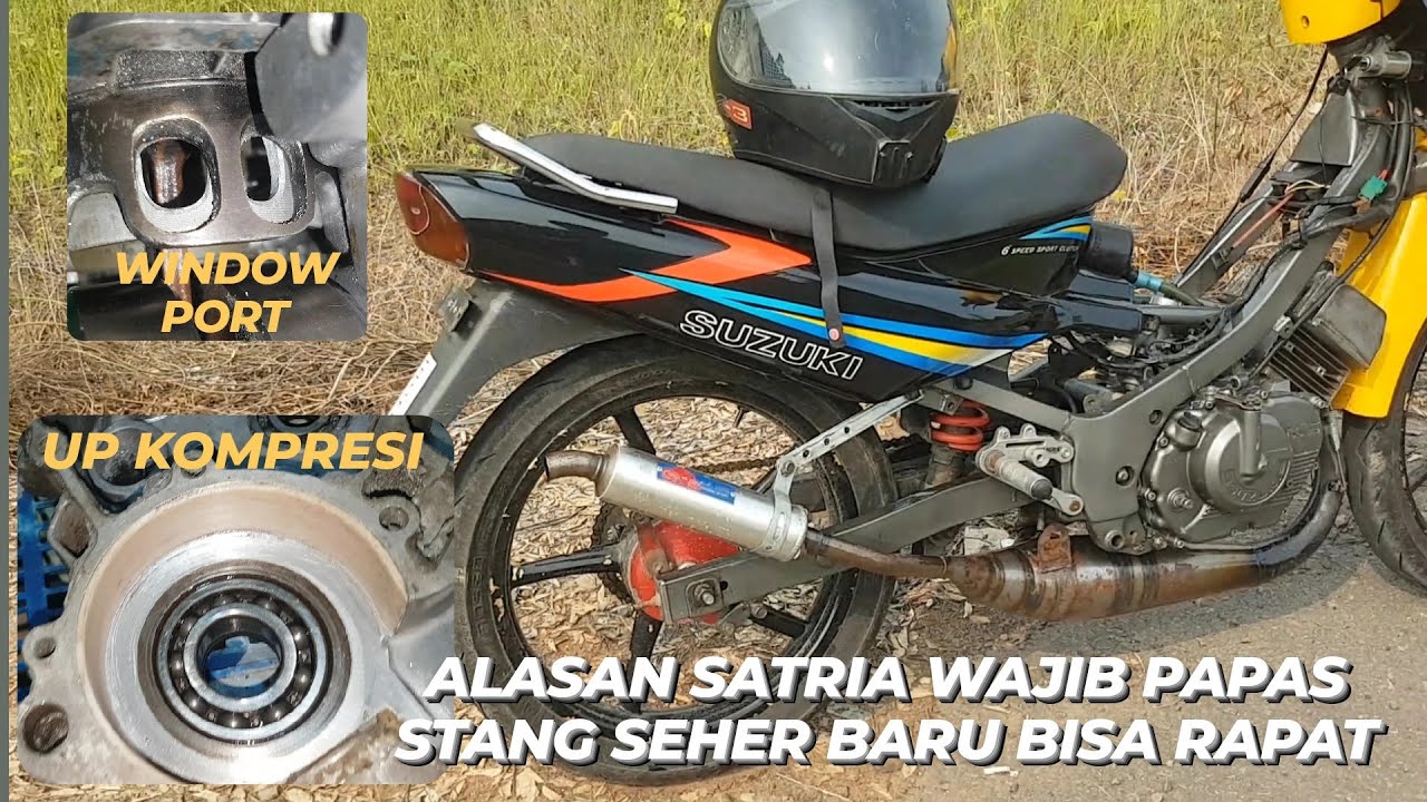 MENAIKKAN KOMPRESI PRIMER SATRIA 2TAK STD UNDERBONE