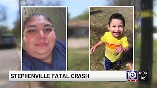 Driver arrested after fatal crash kills mom and son in Stephenville, Texas