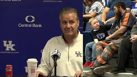 Kentucky basketball coach John Calipari shares his...