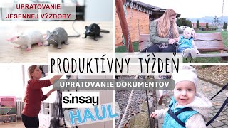 🎃 PRODUKTÍVNY TÝŽDEŇ 🎃 - (Upratovanie Halloweenu a jesennej výzdoby, Sinsay nákup.) | Daniela Kurky