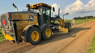 How to do a 5 pass on a gravel road maintenance