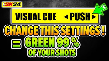 NBA 2K24: Why this VISUAL CUE settings is the best for your build?
