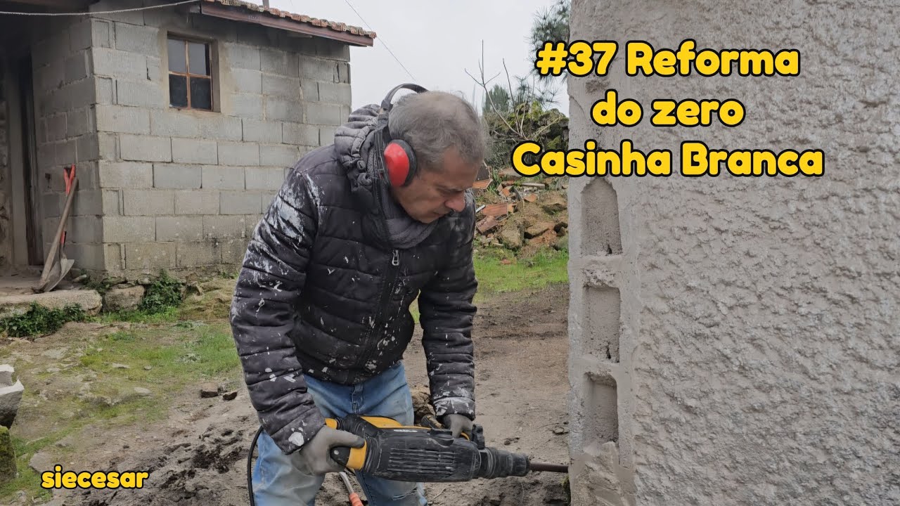 #37 Preparar a Casinha Branca para receber impermeabilizante e isolamento 