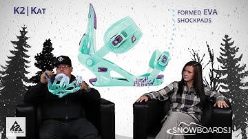 2016 K2 Kat Girls Binding Overview by SnowboardsDotCom