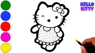 Learn How To Draw A Hello Kitty Step By Step Kidzaw