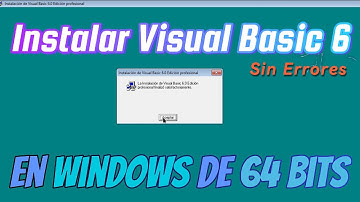 Instalar Visual Basic 6 en Windows 10/11 de 64 bits (x64) 👍 GUÍA DEFINITIVA
