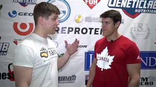 Интервью C Атлетом Из Канады Eric Roussen  На Чемпионате Мира По Армлифтингу Apl  (Медвежья Лапа)