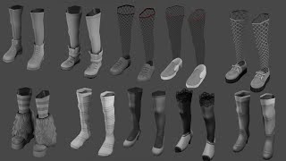 Club Cooee Female Feet#5 3D models Download screenshot 5