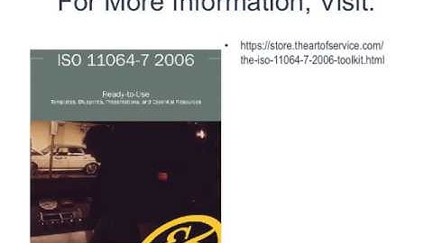 The ISO 11064 7 2006 Toolkit