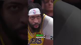 AD's EPIC Defensive Play &amp; Timeout Strategy: Lakers SECRETS Revealed! #shorts