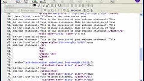 How To Embed A Video Using NVU
