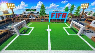 SCHOOL PARTY CRAFT — I BUILT THE ULTIMATE FIFA FINAL STADIUM! screenshot 3