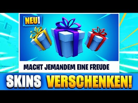 ich schenke dir einen skin neues update fortnite season 6 deutsch thumbnail - fortnite skins verschenken wann