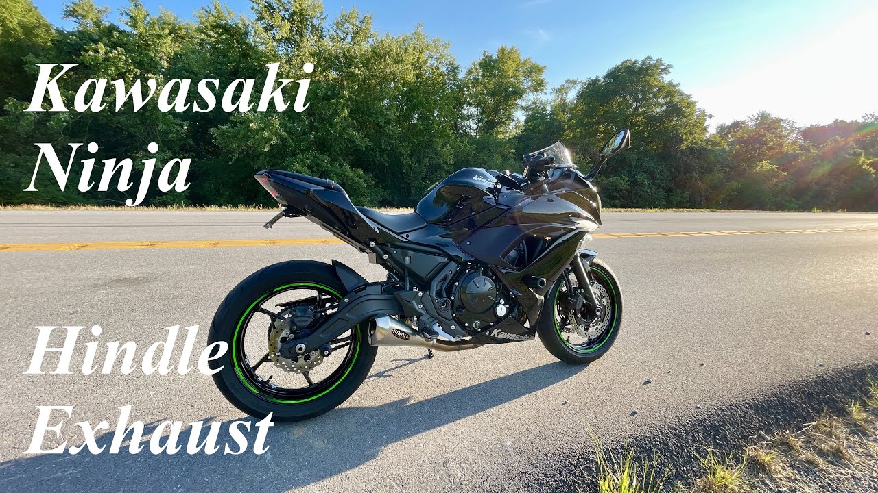 Kawasaki Ninja Hindle exhaust sounds better than Akrapovic with cleaner aesthetic than Yoshimura