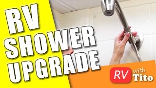 How To Get More Water Pressure In Your RV Shower - Oxygenics Shower Install
