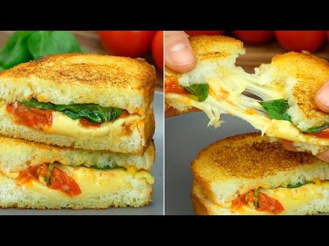 Video: Jak Připravit Sendviče Se Sýrem A Rajčaty