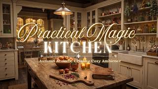 🍂 Practical Magic Inspired | Witch’s Autumn Kitchen 🕯️Cozy Fall Ambience with Piano & Acoustic Music screenshot 5
