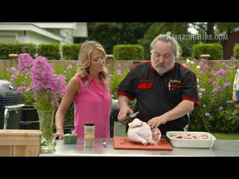 Video: How To Cook Turkey Barbecue With Mushrooms On The Grill