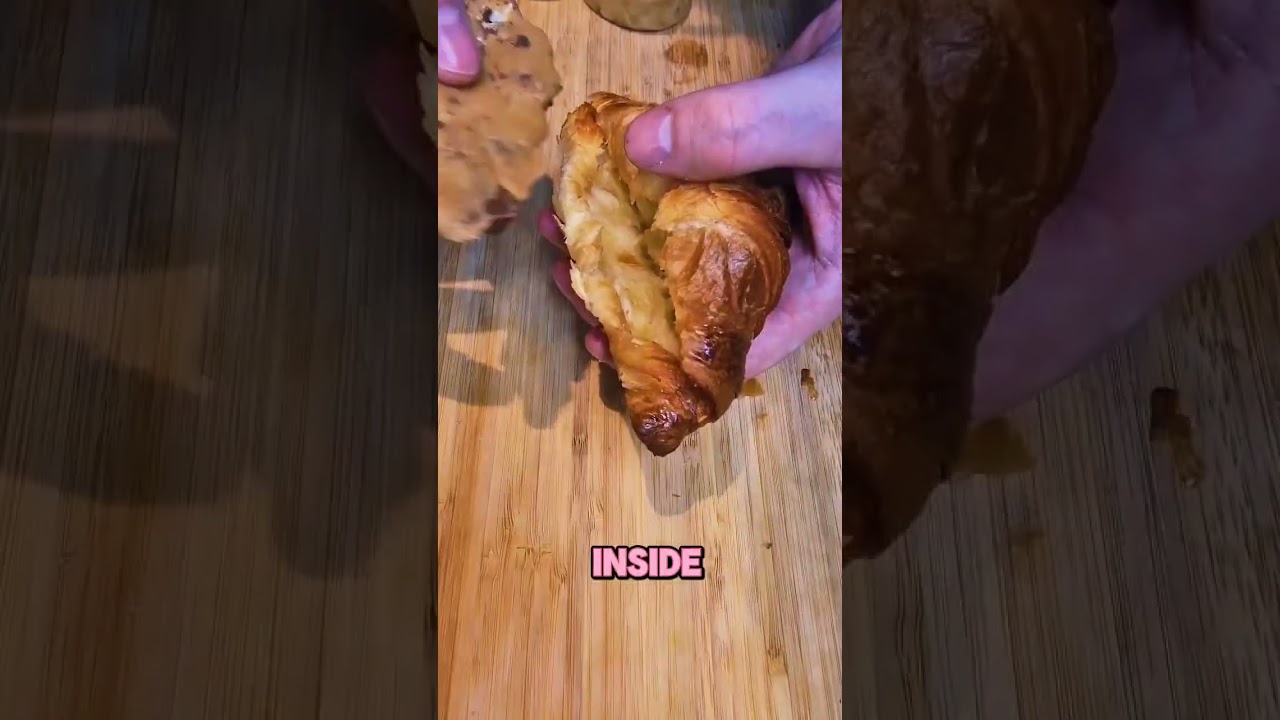 Crookie Crossaint Kinder Flavour byfoodie twins 