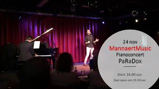 MannaertMusic Pianoconcert 24 november 2019 in Paradox Tilburg