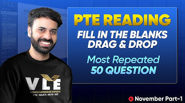 PTE Reading Fill in the Blanks | Real Exam Predictions November 2025 | VLE