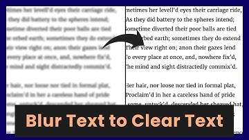 How to Unblur Text | Blur Text to Clear Text in One Click! Easy & Fast Tutorial