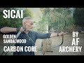 SiCai Golden Sandalwood with Carbon Core by AF Archery - Review