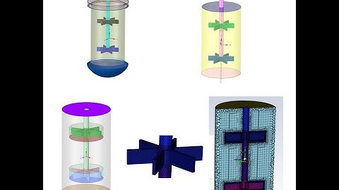Mixing tank CFD model extraction in Spaceclaim and Meshing - Part 1