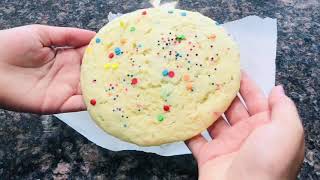 1 MINUTE SOFT& CHEWY GIANT Sugar cookie in a MICROWAVE recipe!(MUST TRY) screenshot 4