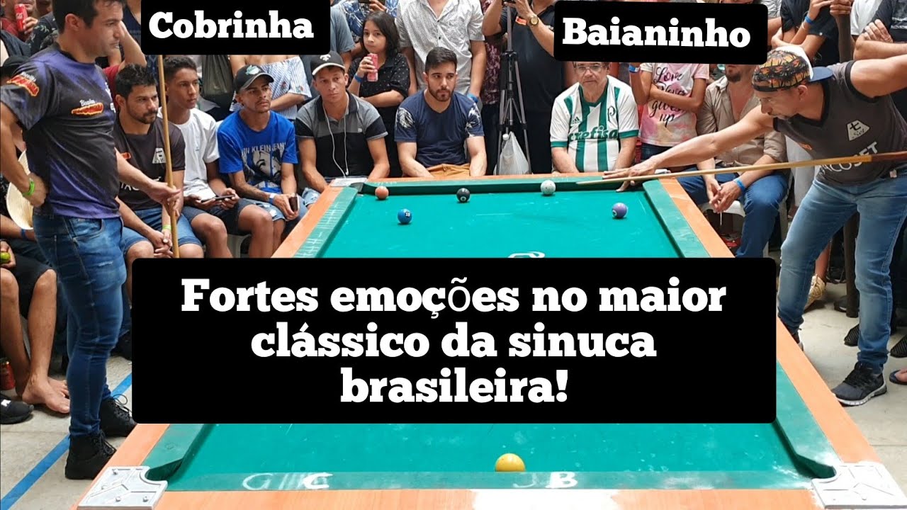 BAIANINHO VS GLADIADOR: Desafio de Sinuca entre melhores do Brasil