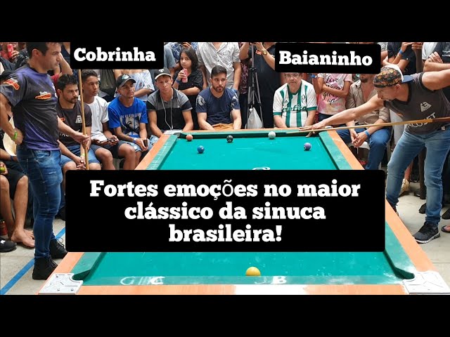 Baianinho vs Lúcio de Campo Grande, o jogo de sinuca que desafiou as leis  da FÍSICA 