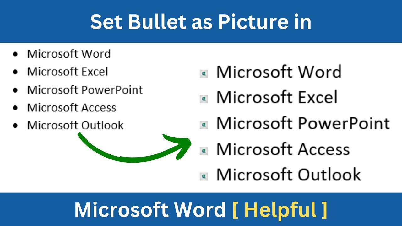 Set Bullet as Picture in Microsoft Word [ helpful ]