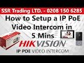 Setup & Configure Hikvision Intercom System in 5 mins – Quick Guide for IP PoE Kit DS-KIS603-P(B)