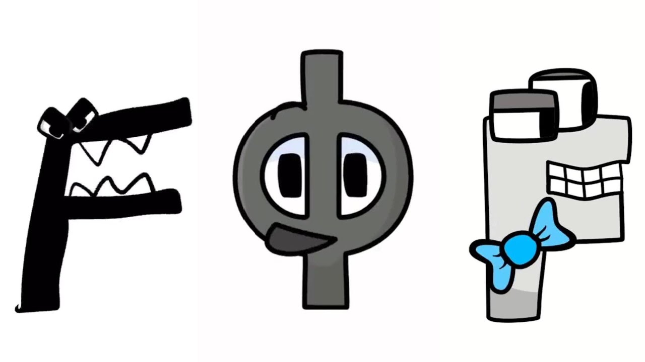 Russian Alphabet Lore Ф VS Original Alphabet Lore F VS French Alphabet ...
